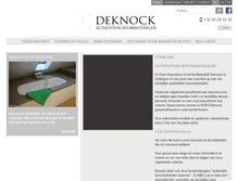 Tablet Screenshot of antiekdeknock.be